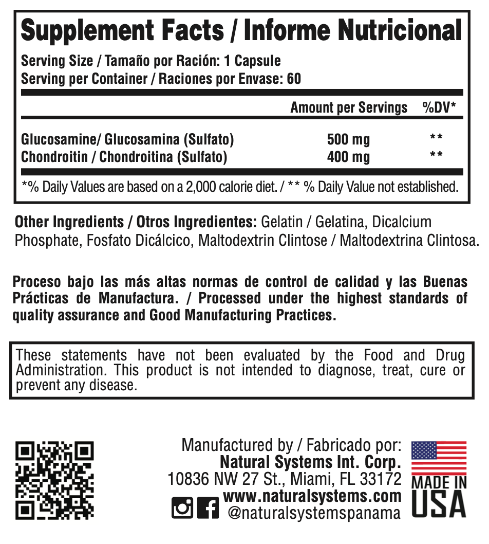 Glucosamine + Chondroitin