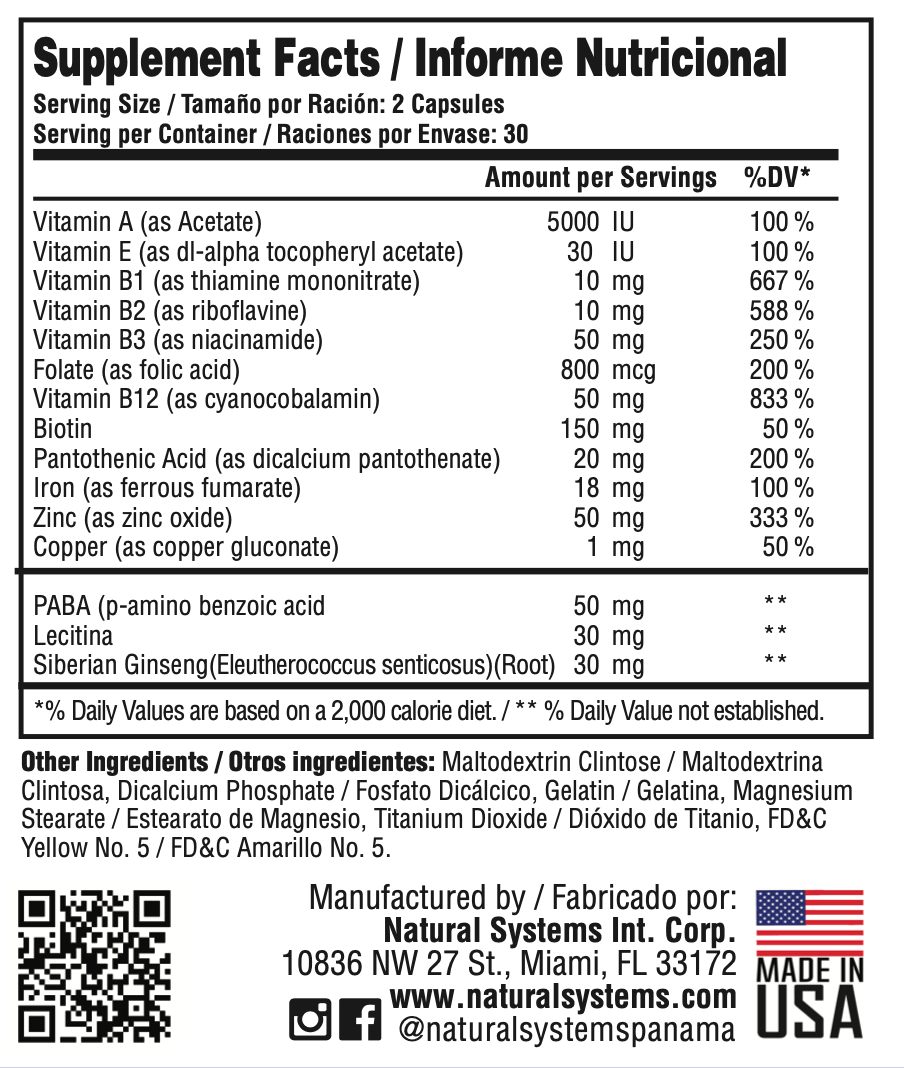 Hair - Skin - Nails Support